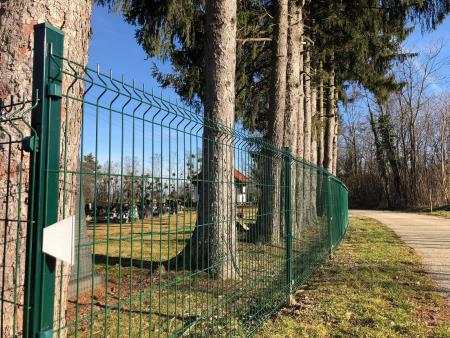 Zamenjava ograje na pokopališču Šalovci – breg 3